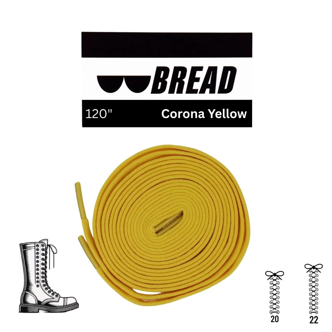 Bread Stretchy Laces - Corona Yellow