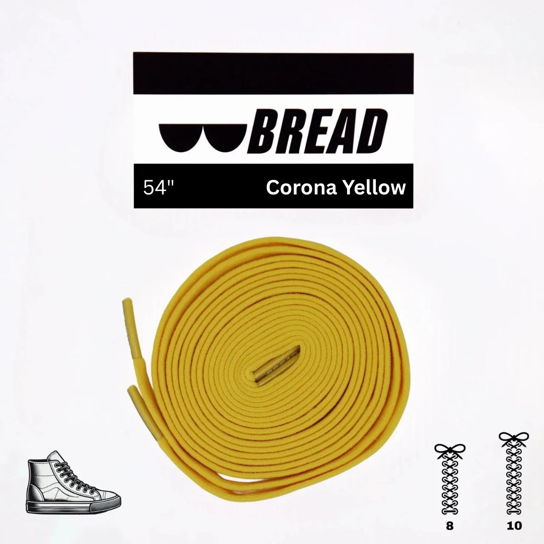 Bread Stretchy Laces - Corona Yellow