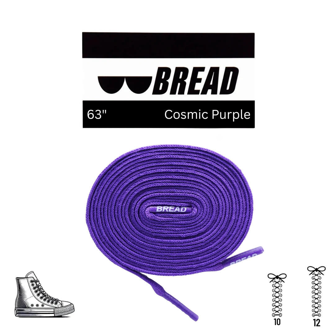 Bread Stretchy Laces - Cosmic Purple