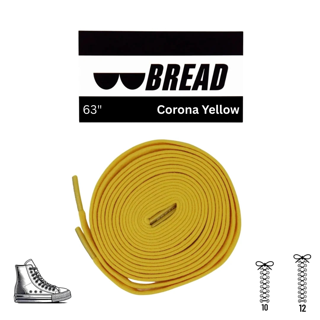 Bread Stretchy Laces - Corona Yellow