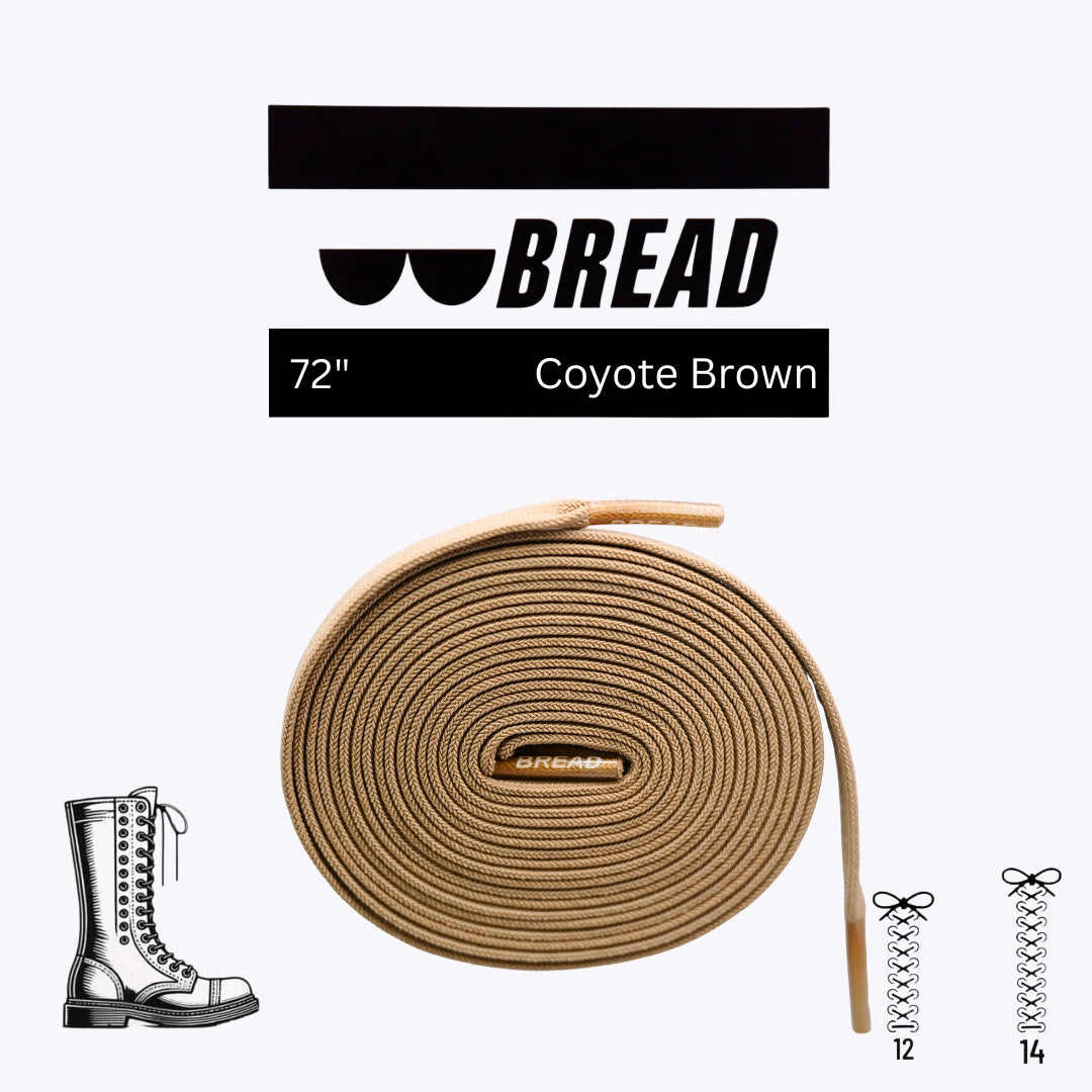 Bread Stretchy Laces - Coyote Brown