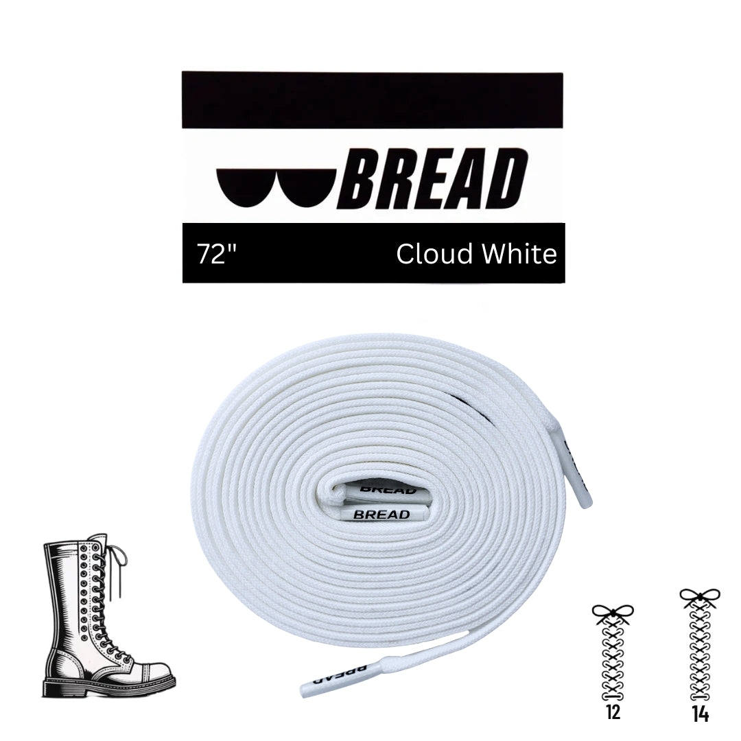 Bread Stretcy Laces - Cloud White