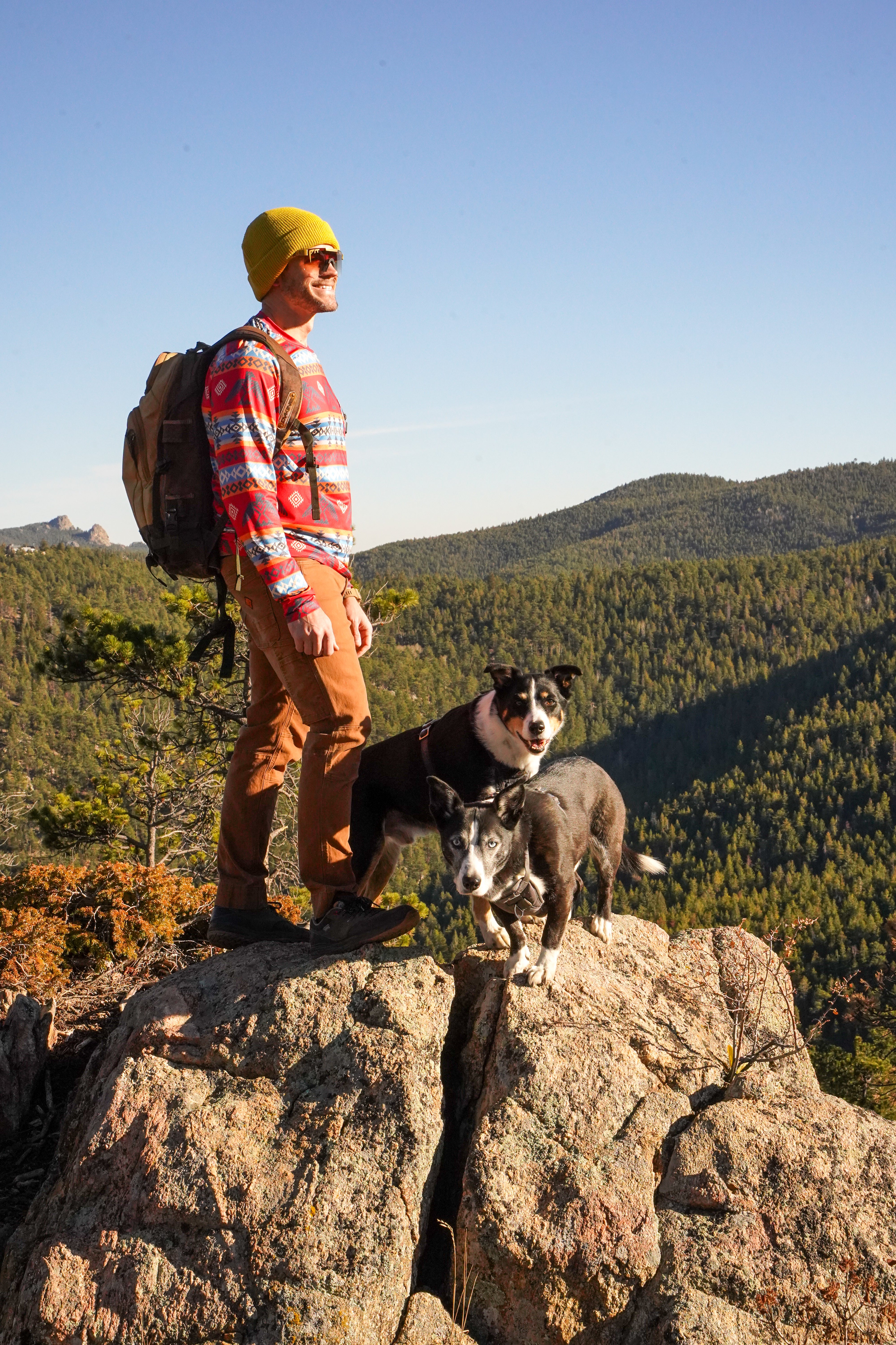 Acrylic Wool Beanie, Autumn Gold