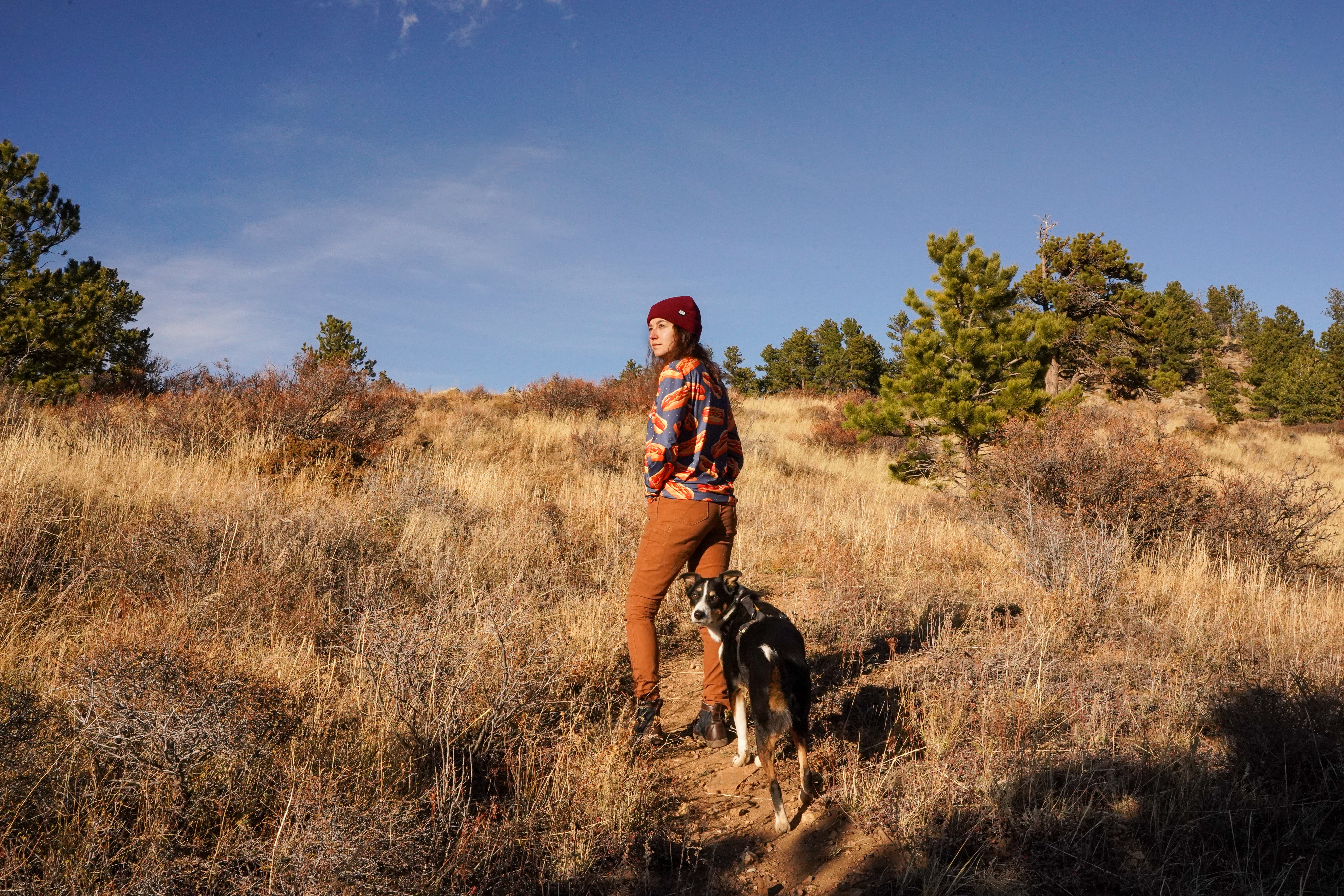 Merino Wool Beanie, Maroon