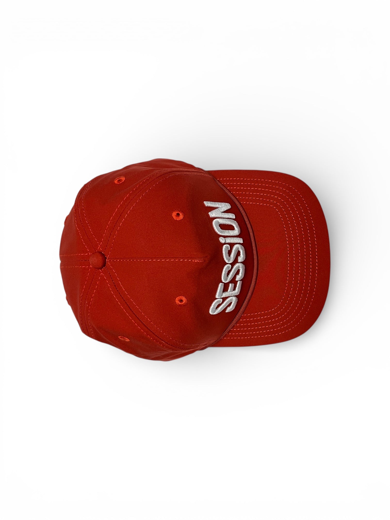 Island Time Hat - Sunset Red